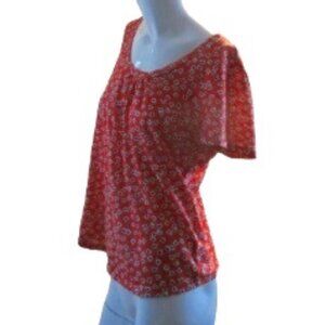 🌸 Floral Scoop-Neck Top by Tribal 🌸